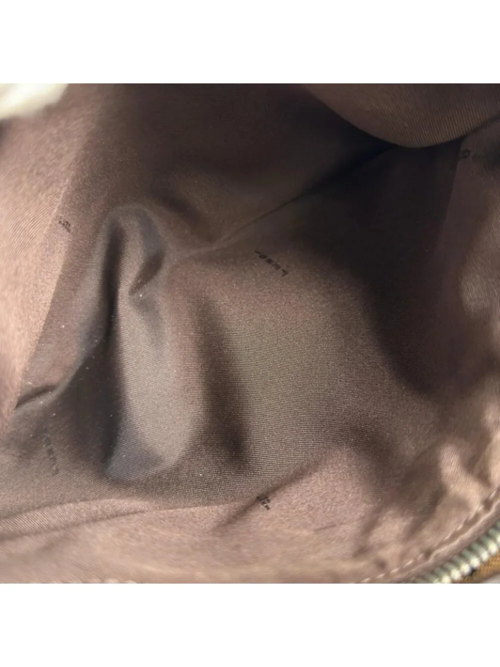 Fendi Hobo Handbag Nylon Brown